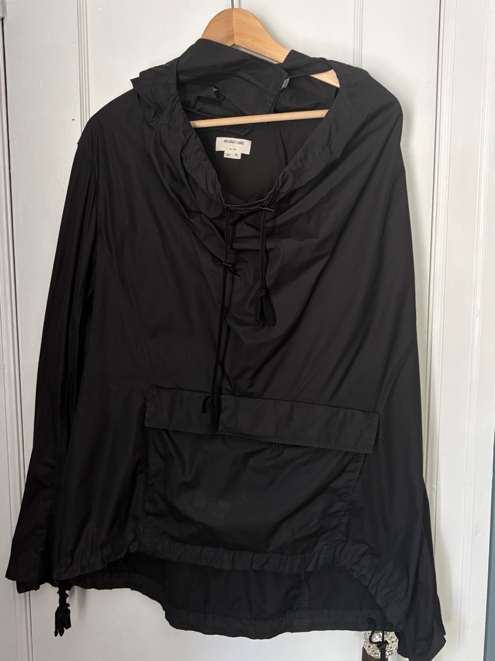 Helmut Lang Black pullover Raincoat